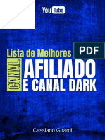 Lista de Melhores Nichos - Canal Afiliado e Dark