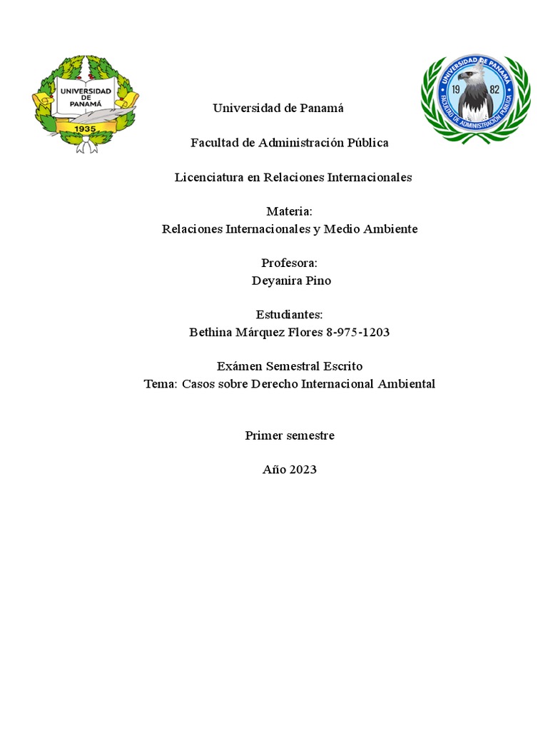 Rrii y Medio Ambiente | PDF | Convenio europeo de derechos humanos ...