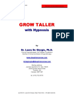 Grow Taller With Hypnosis Ebook