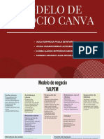 Canvas de Modelo de Negocio Tabla para Estrategia Planeación Negocio Pastel Moderno