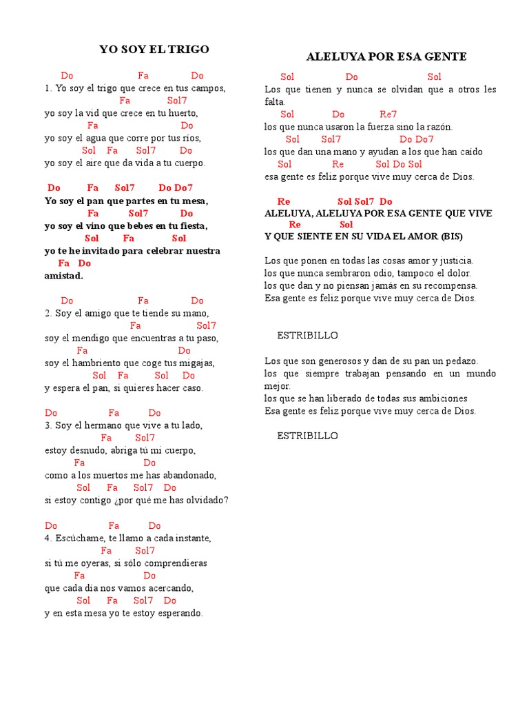 Yo Soy El Trigo | PDF