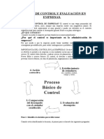 Técnicas de Control y Evaluación en Empresas 1