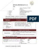 Sesión de Aprendizaje #22-23