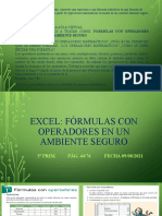 Sesion 1 - Excel Fórmulas Con Operadores en Un Ambiente Seguro