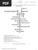 Respuestas Crucigrama de MERCADOTECNIA