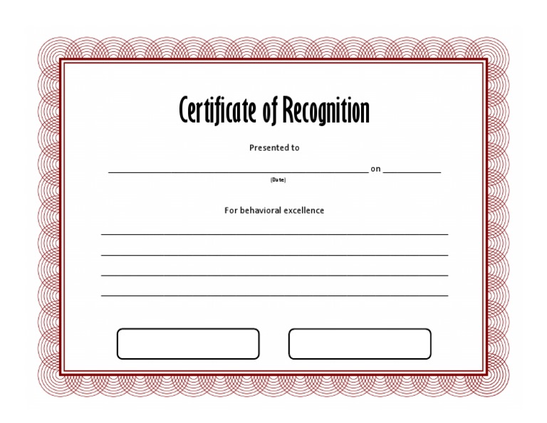 Positive-Behavior-Certificate | PDF