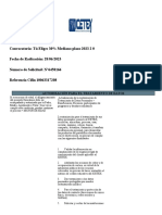 Convocatoria: Tú Eliges 30% Mediano Plazo 2023 2 0 Fecha de Radicación: 28/06/2023 Numero de Solicitud: N°6458166 Referencia Cifin 10063317208