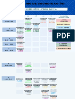 Horario de Coordinaciòn