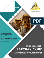 Laporan Akhir Produksi Tambang