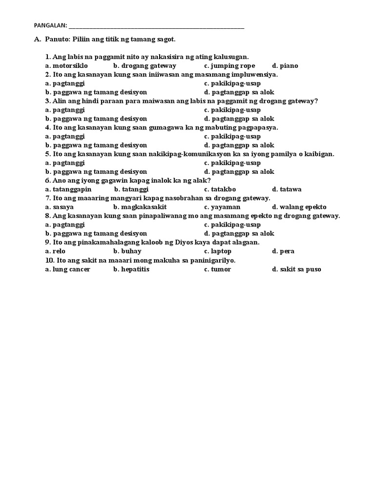 ASSESSMENT | PDF