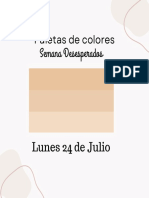 Post Instagram Paleta de Colores Inspiración