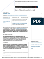 Weighted Average Cost of Capital - Applications & Example - Equity Investments - CFA Level 2 Tutorial - Investopedia