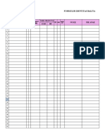 Format Identitas Kosong