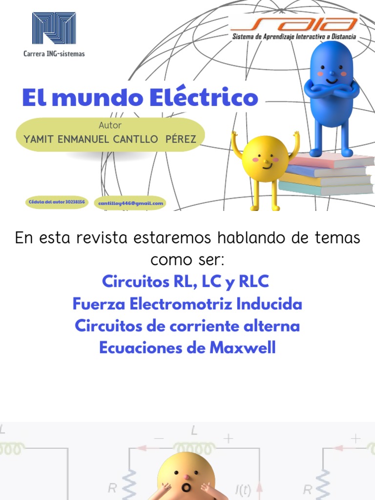 El Mundo Eléctrico Por Yamit C.. | PDF | Inductor | Ligero