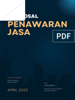 Biru Sederhana Penawaran Jasa Proposal Bisnis