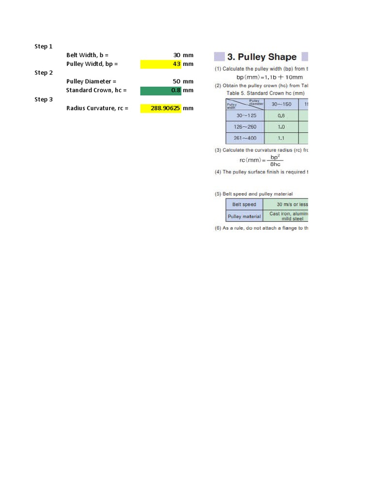 Calculation Conveyor Tension PDF Belt (Mechanical) Classical