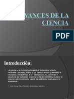 Avances de La Ciencia