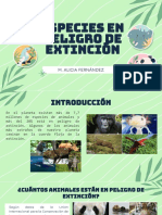 Especies en Peligro de Extinción 1