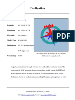 Declination Data