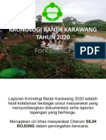 Kronologi Banjir Karawang Tahun 2020