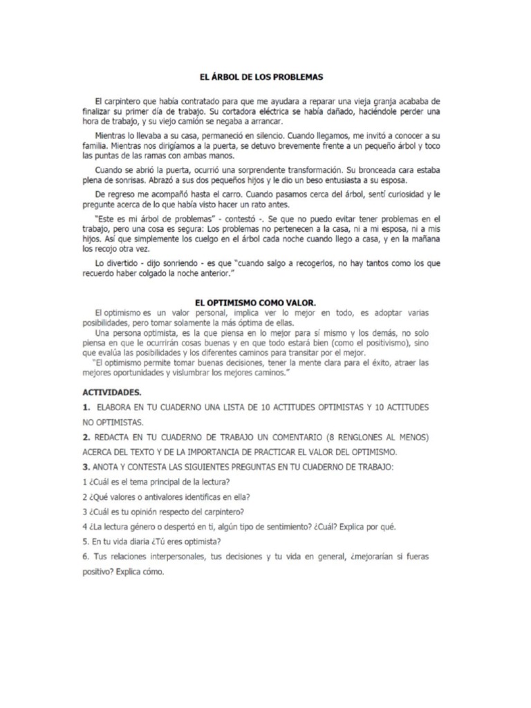 El arbol de los problemas pdf