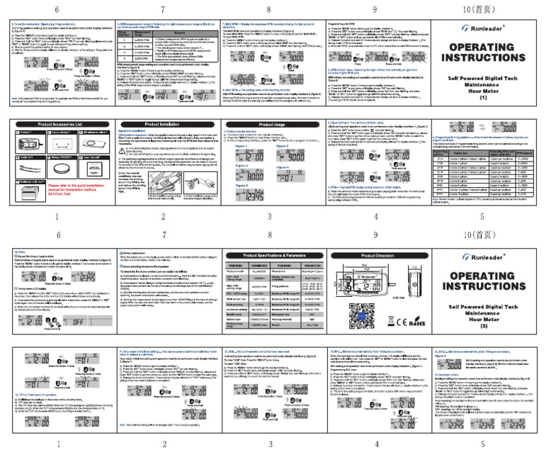 RL-HM032B Operating Instructions | PDF