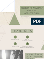 Prática de Atividade Física Na Adolescência