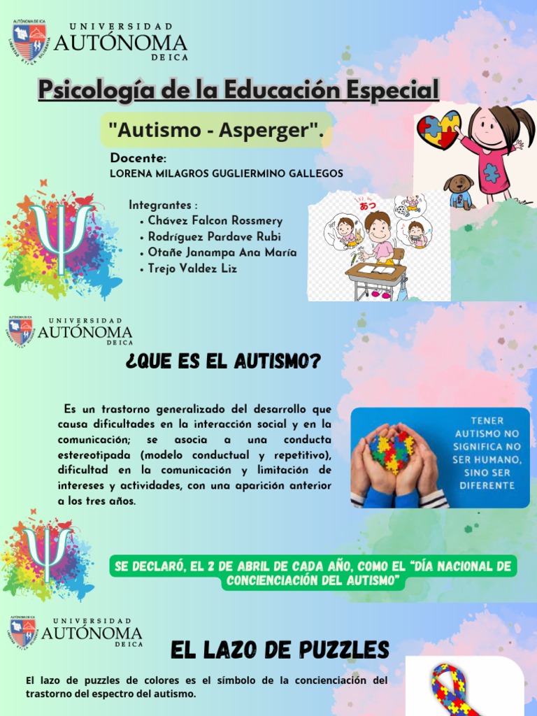Autismo y Síndrome de Asperger: Claves | PDF | Síndrome de Asperger ...