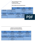 Horario LT Cte Segundo Semestre Año 2023-1