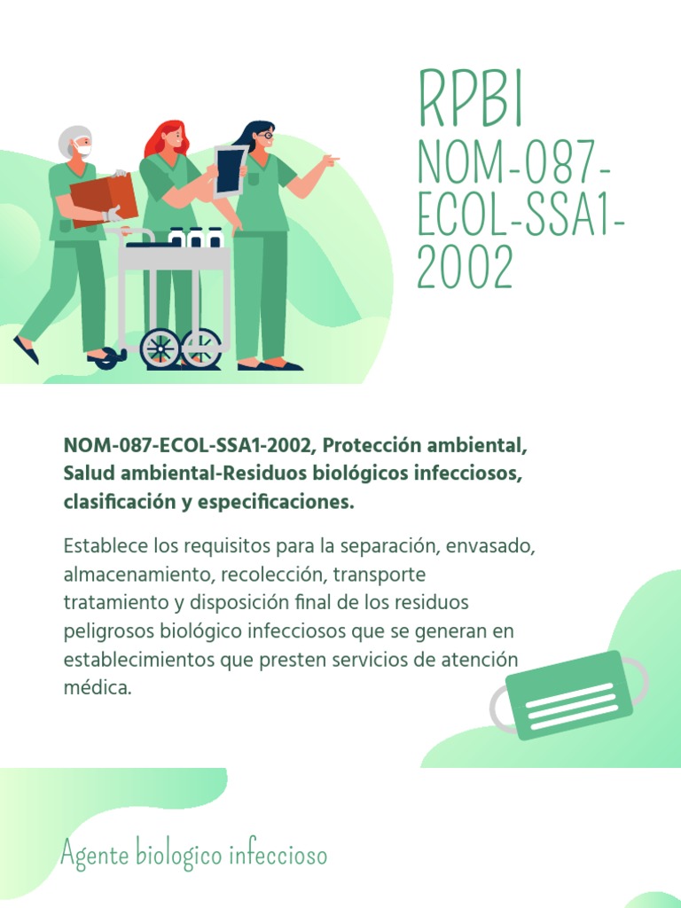 RPBI | PDF | Infección | Residuos