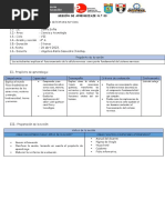 SESIÓN DE APRENDIZAJE - La Celula Más Importante Del SN - 4A