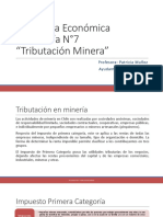 AYUDANTÍA N°7 - Tributación Minera