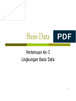 3 Lingkungan Basis Data