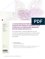 Transformacion Territorial Migraciones en Tierra Del Fuego