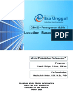 Modul Pemrograman Mobile Pertemuan 7 - Location Based Service (LBS)