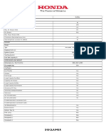 Genset Power Specs