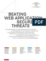 Beating Web Application Security Threats