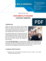 Proposal Training Basic Mentality Building