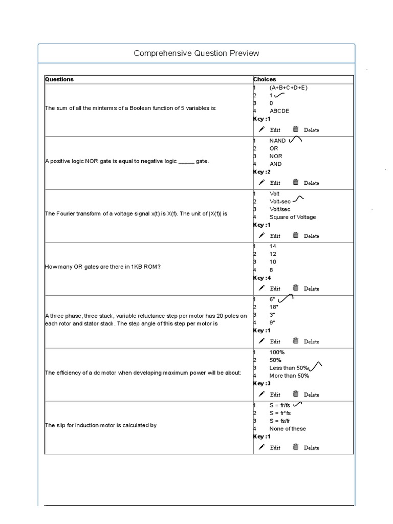 Electrical Engineering Question Set | PDF | Magnetic Field | Inductor