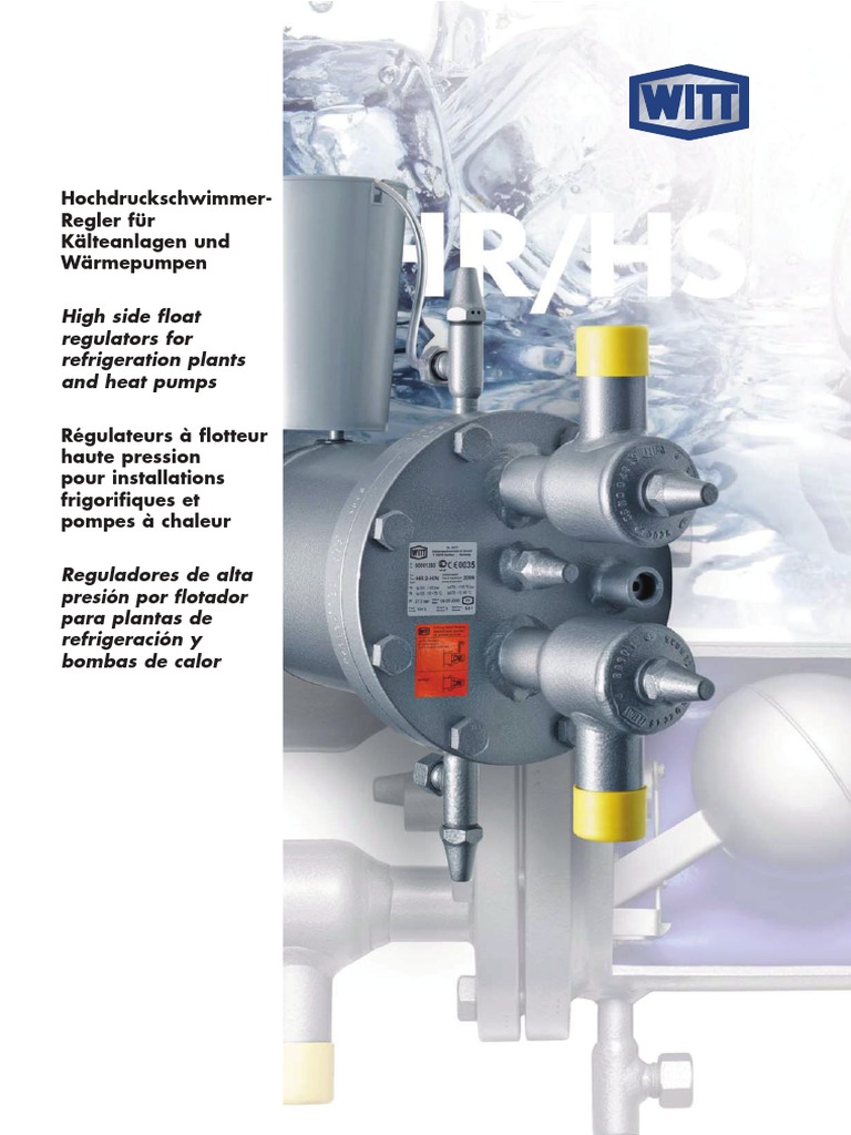 Hr-Hs Highside Float Regulator Brochure de en FR Es | PDF