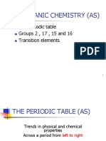 9 - The Periodic Table - Chemical Periodicity