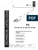 (Tu An, TC, TC An, TS, Ts An) : - Tubular Screw Conveyors and Feeders