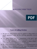 Laws of Rolling Friction1