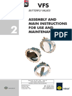 Assembly and Main Instructions For Use and Maintenance: Butterfly Valves
