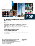 NREL - Testing Framework For Grid Forming Inverter