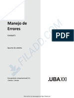 Unidad 5 Manejo de Errores