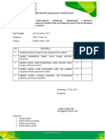 Ceklist FORM PELAKSANAAN PENELITIAN New - Nurul Hidayati