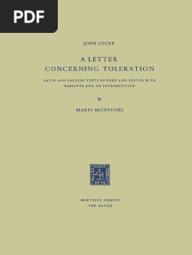 A Letter Concerning Toleration by John Locke