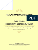 Kursus Perkeranian & Pembantu Tadbir (Pembelajaran Kendiri)