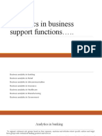 Unit IV 2 Analytics in Business Support Functions